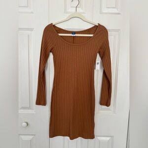 Old Navy NWT XS Long Sleeve Bodycon Dress